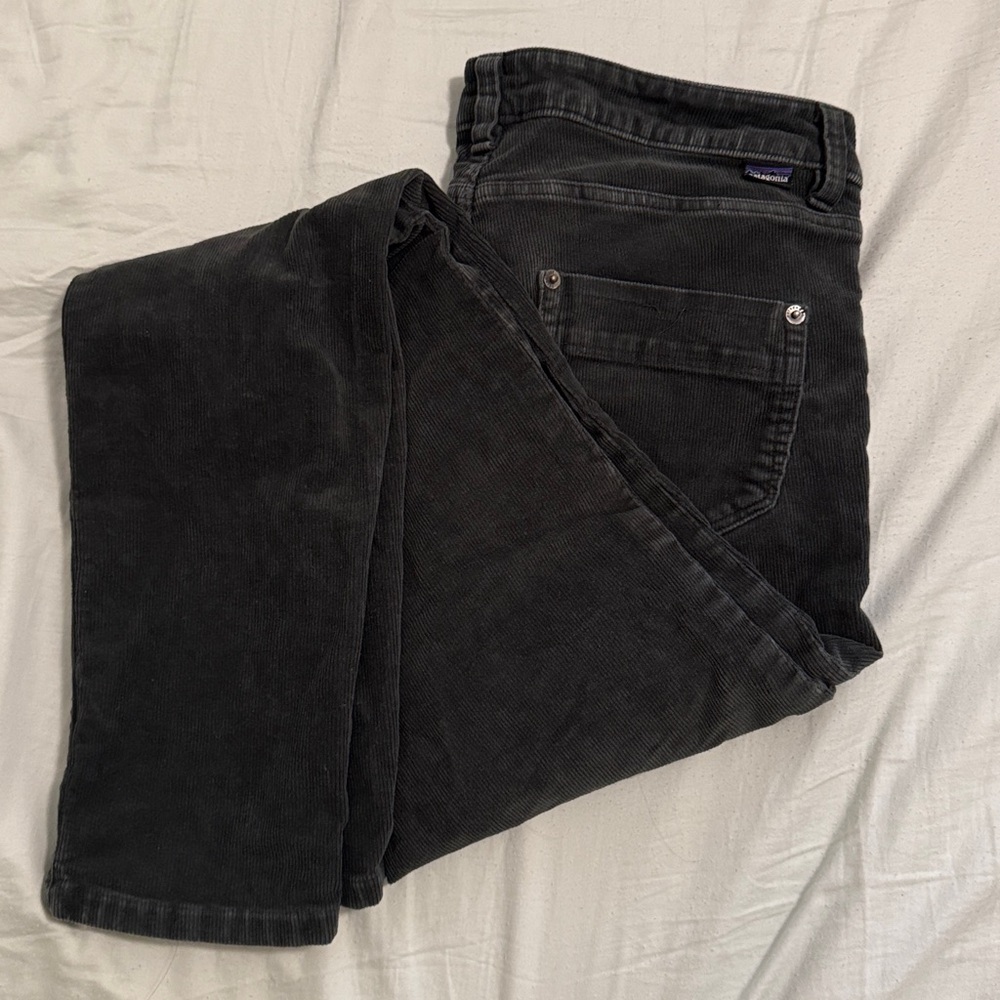Patagonia Pants Womens 28 forest green Slim Corduroy Fitted Organic Cotton 55055